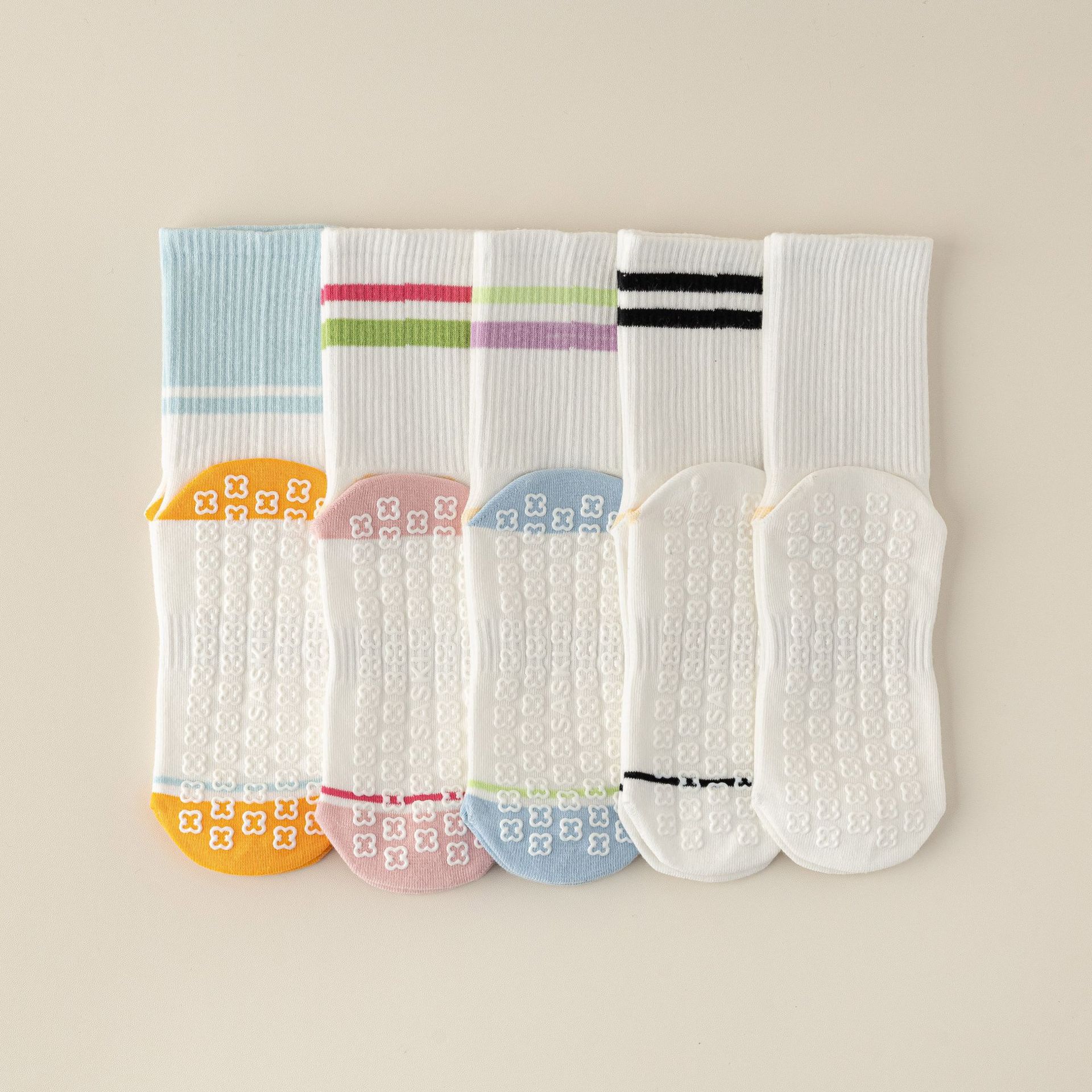 2pairs Non-Slip Grip Sock Slip - Grip Sock Yoga 评论和价格