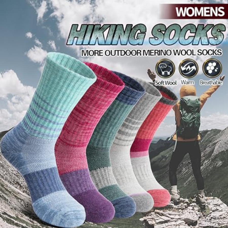Anlisim Merino Wool Hiking Soc - Wool Hiking Sock 评论和价格