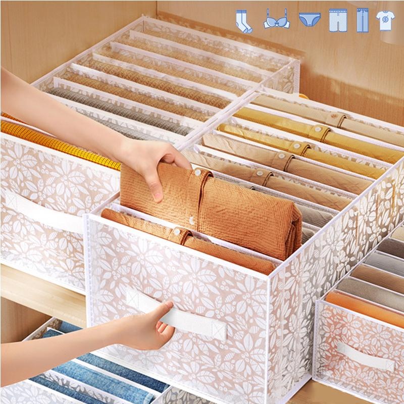 Jeans Compartment Storage Box  - Sock Organizer Tray 评论和价格