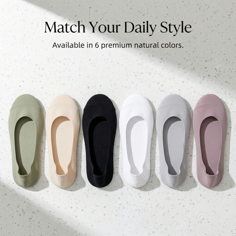 5Pair-Set Non-Slip Women Invis - Invisibility Sock Loafer 评论和价格