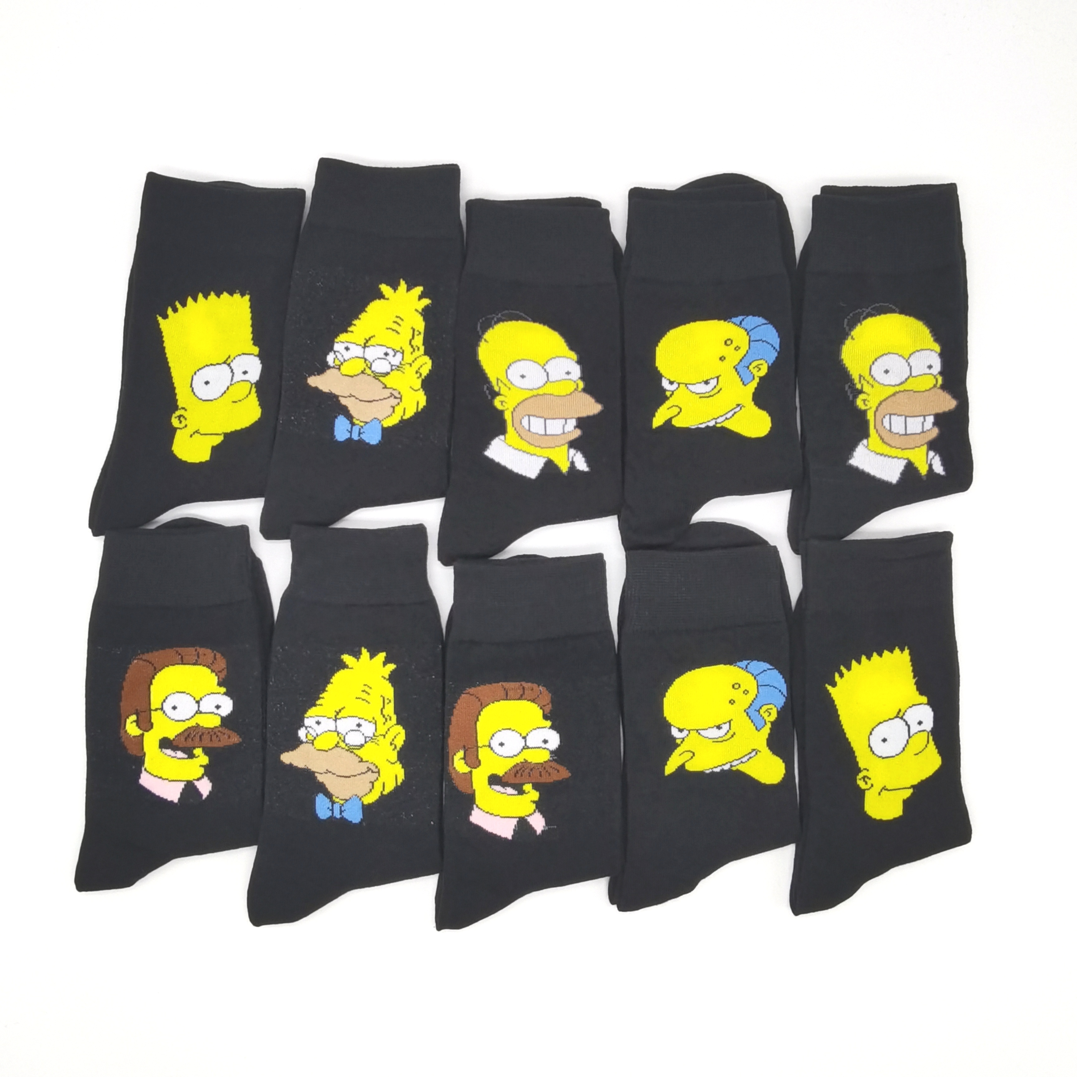10 Pairs/Pack Funny Men Woman  - Cotton Crew Sock Pack 评论和价格