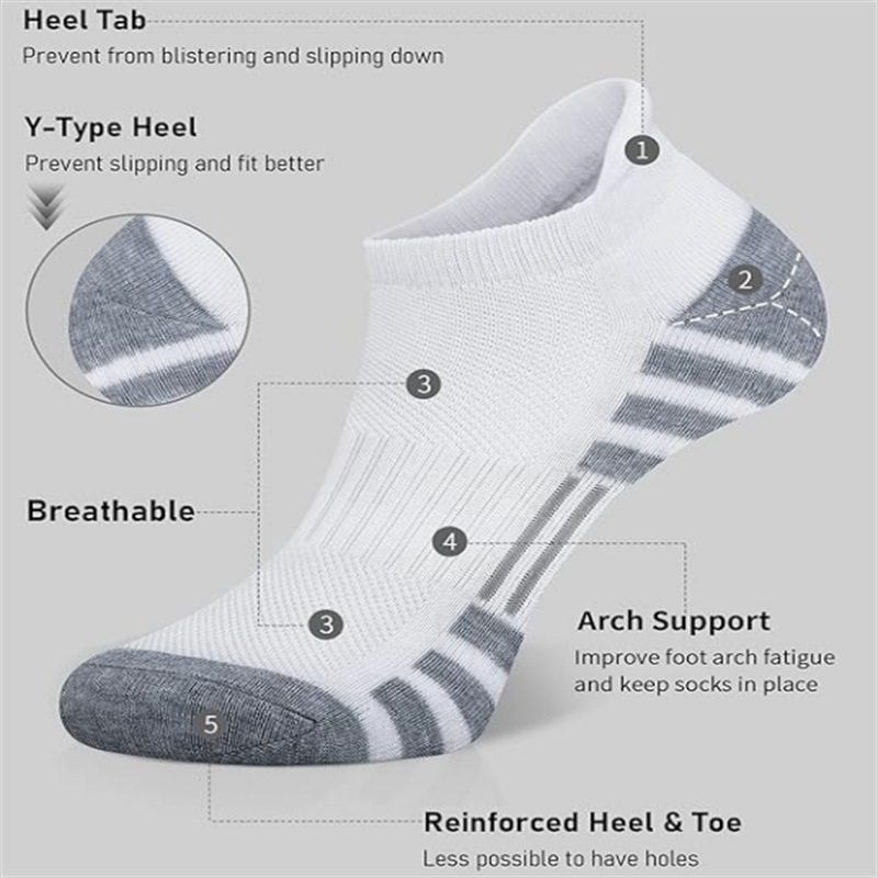 6/12Pairs Low Cut Ankle Athlet - Athletic Sock Cushion 评论和价格
