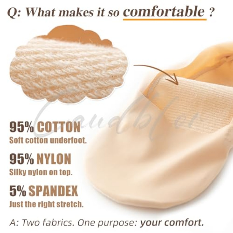 Caudblor Thin No Show Socks Wo - Invisibility Sock Loafer 评论和价格