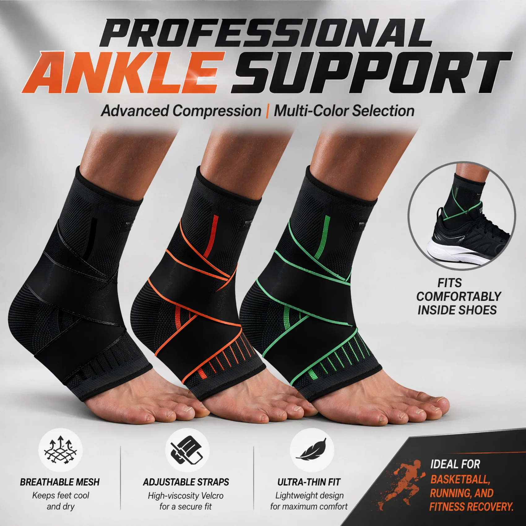 Breathable Compression Ankle B - Ankle Brace Sock 评论和价格