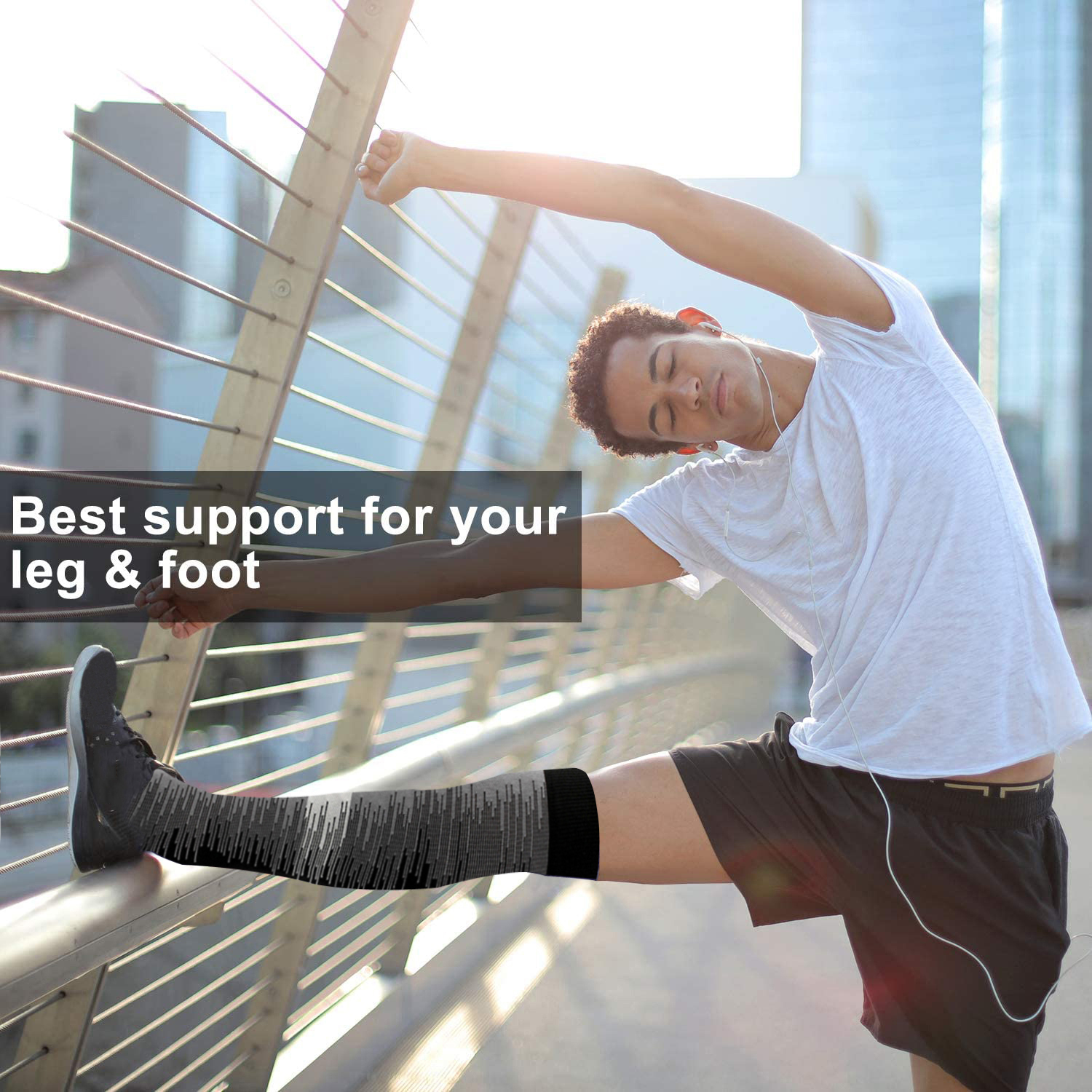 4Pairs Athletic Compression So - Compression Sock Medical 评论和价格