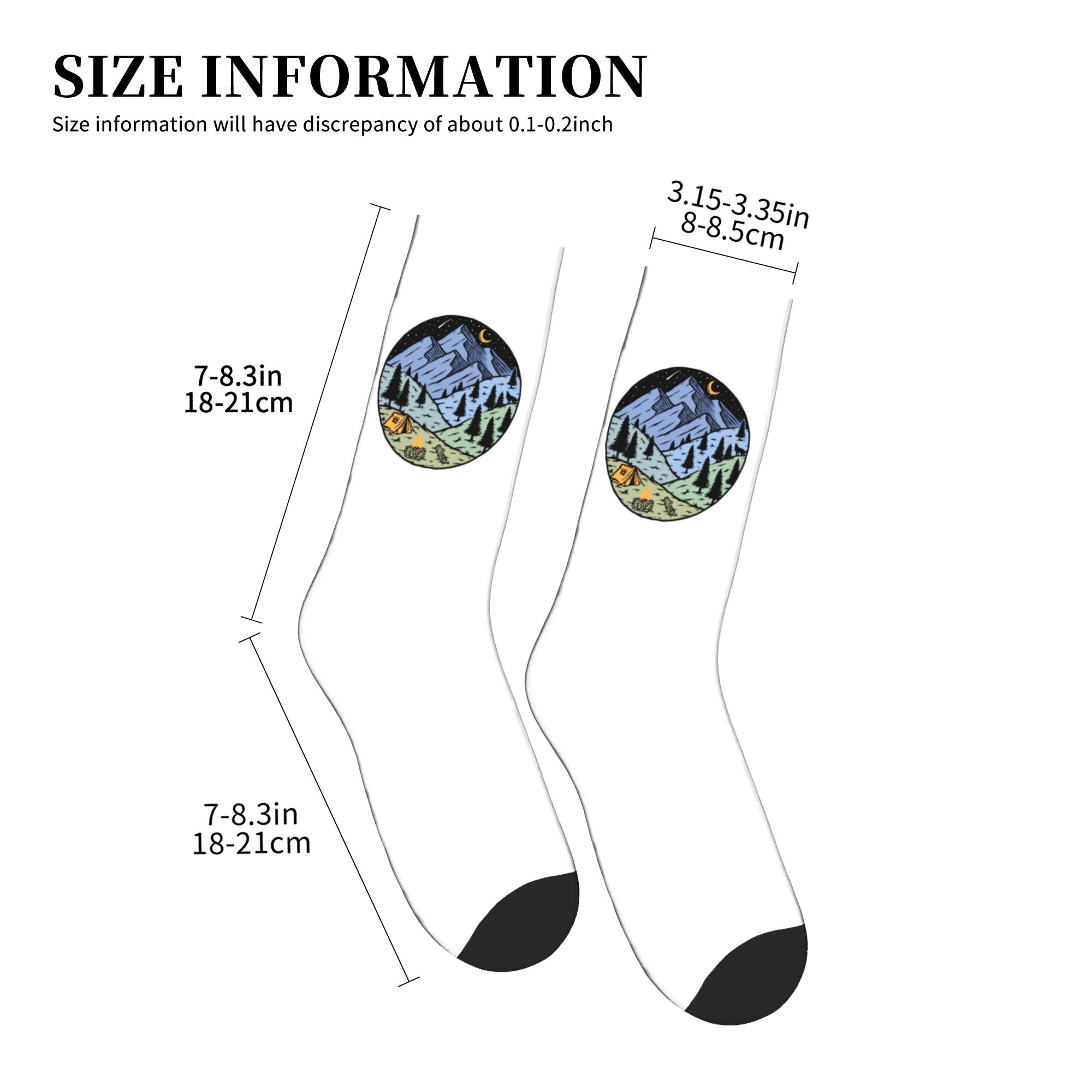 Adventure Camping  Mountain Ca - Dress Sock Men 评论和价格