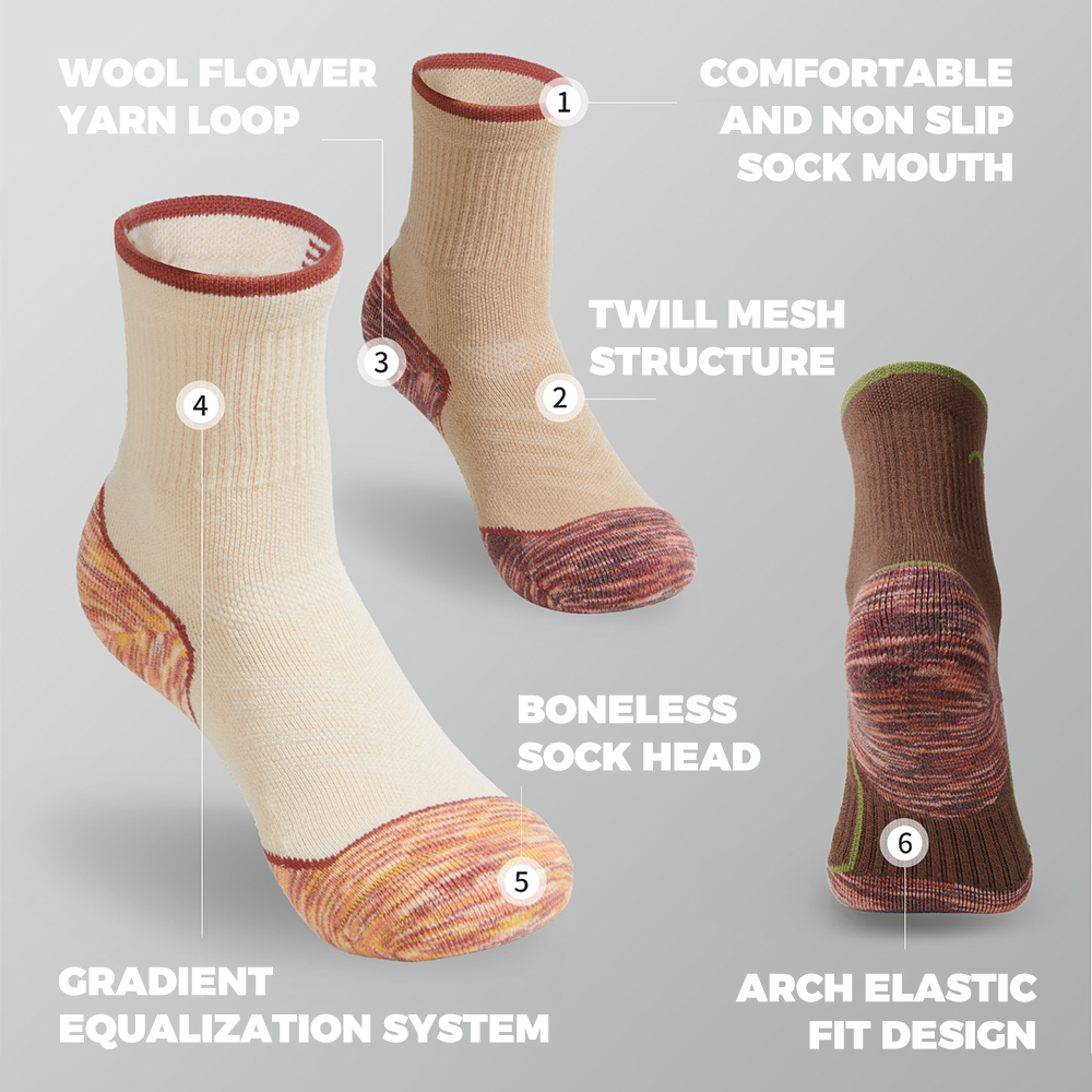 Naturehike Socks Sports Hygros - Wool Hiking Sock 评论和价格