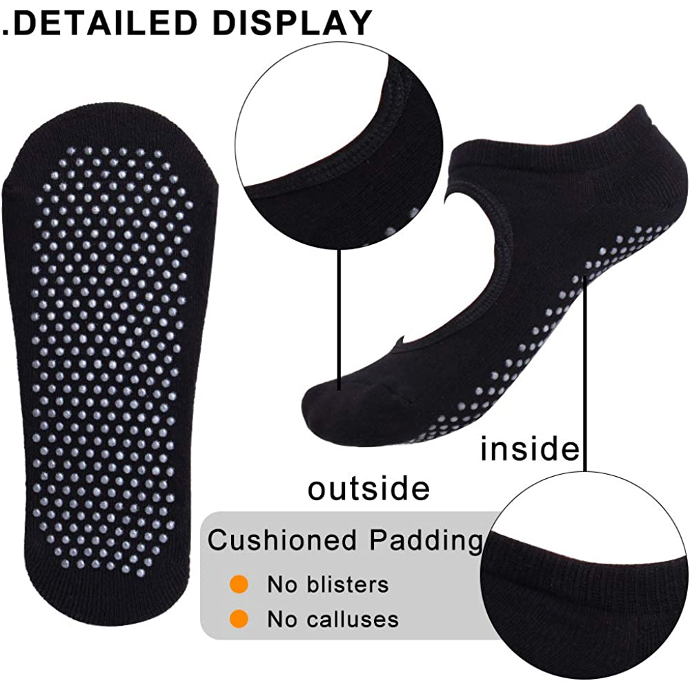 Backless Non-slip Fitness Pila - No Show Sock Women 评论和价格