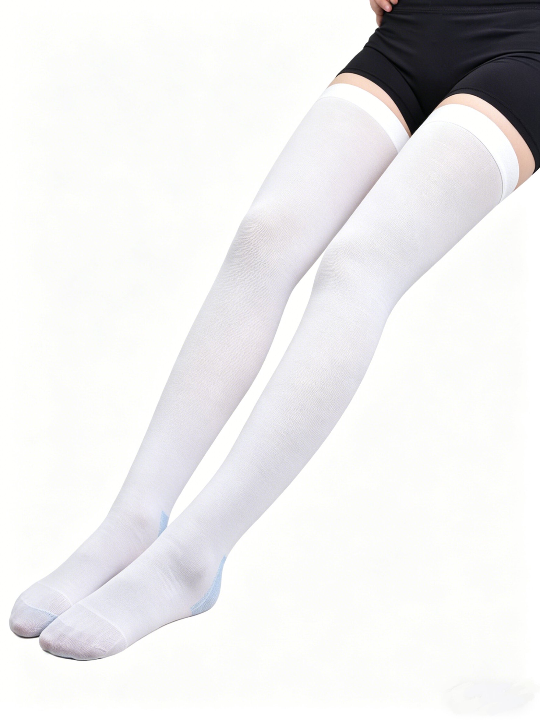 Blue White Graduated Compressi - Compression Sock Medical 评论和价格