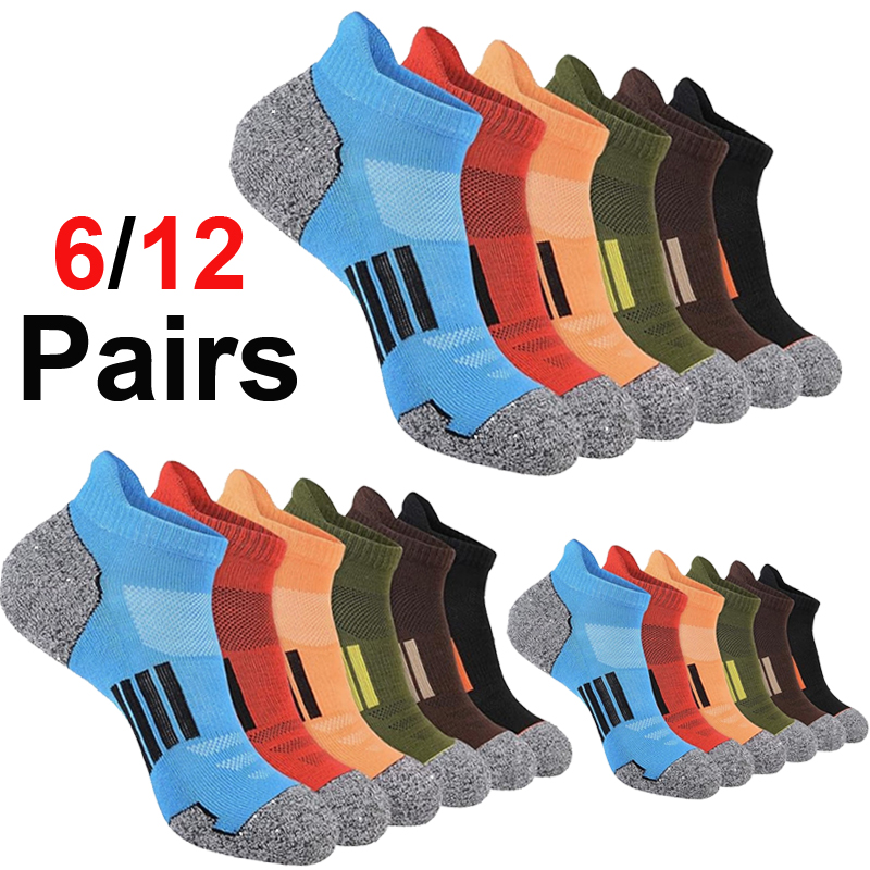 6/12 Pairs Men Vibrant Multico - Ankle Sock Low Cut 评论和价格
