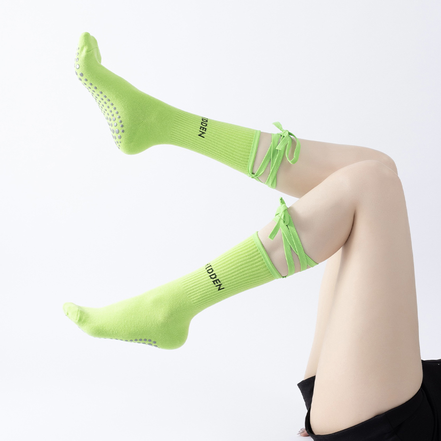 Women Bandage Yoga Socks Cotto - Grip Sock Yoga 评论和价格