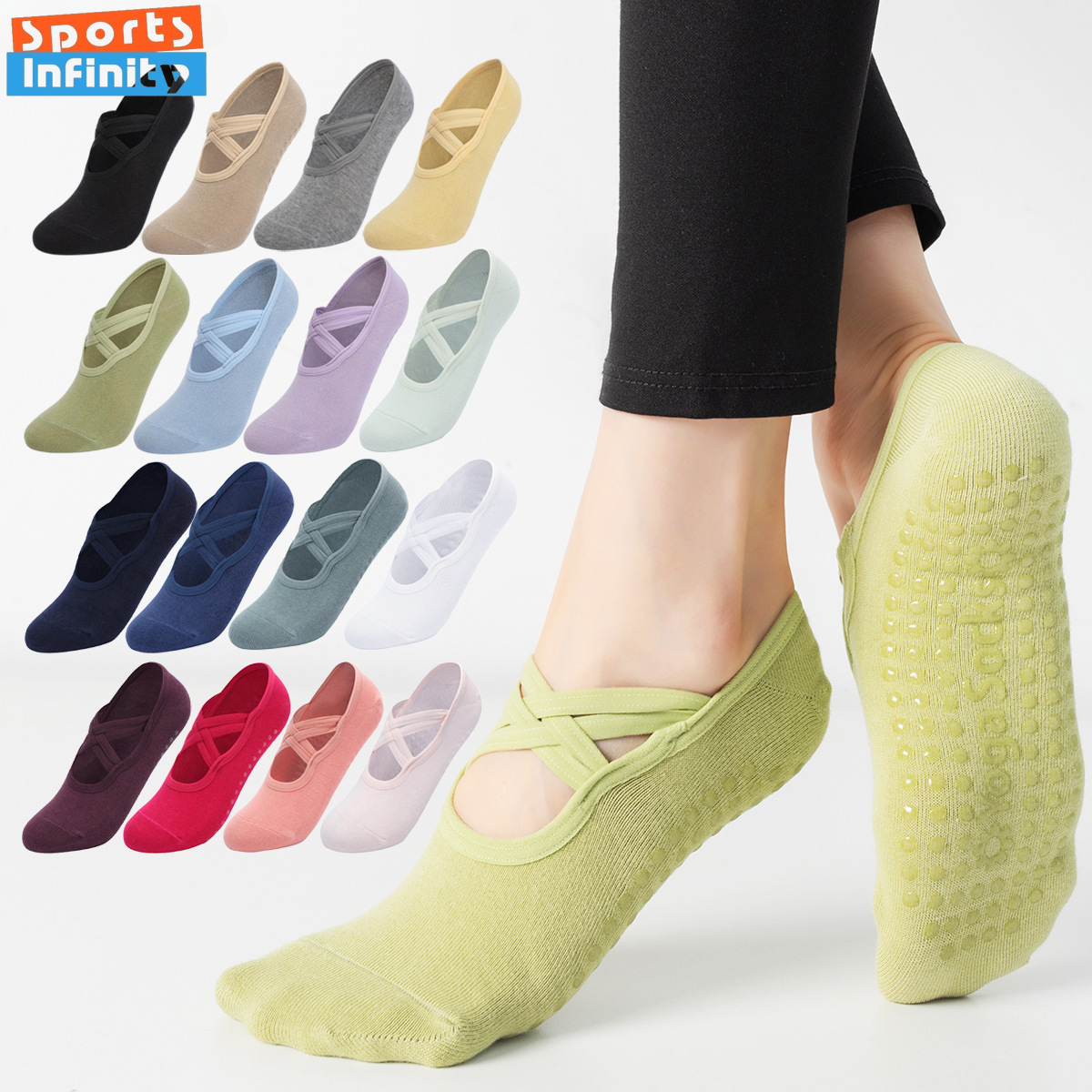Fashion Cross Straps Backless  - No Show Sock Women 评论和价格
