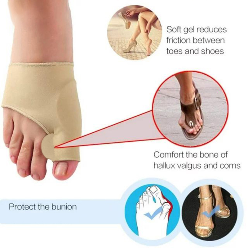 QIWU 1pairToes Corrector Big T - Ankle Brace Sock 评论和价格