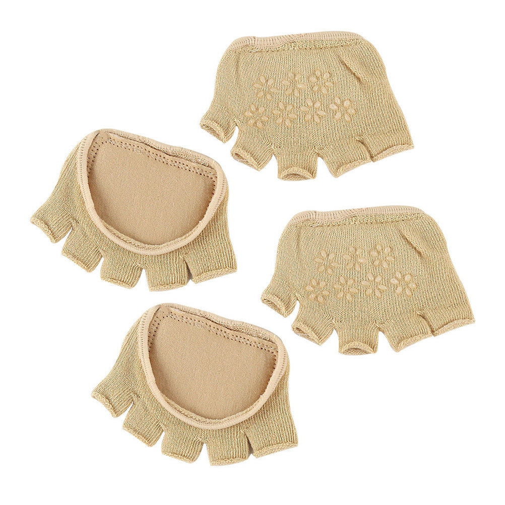 2Pairs Cotton Toeless Yoga Soc - Grip Sock Yoga 评论和价格