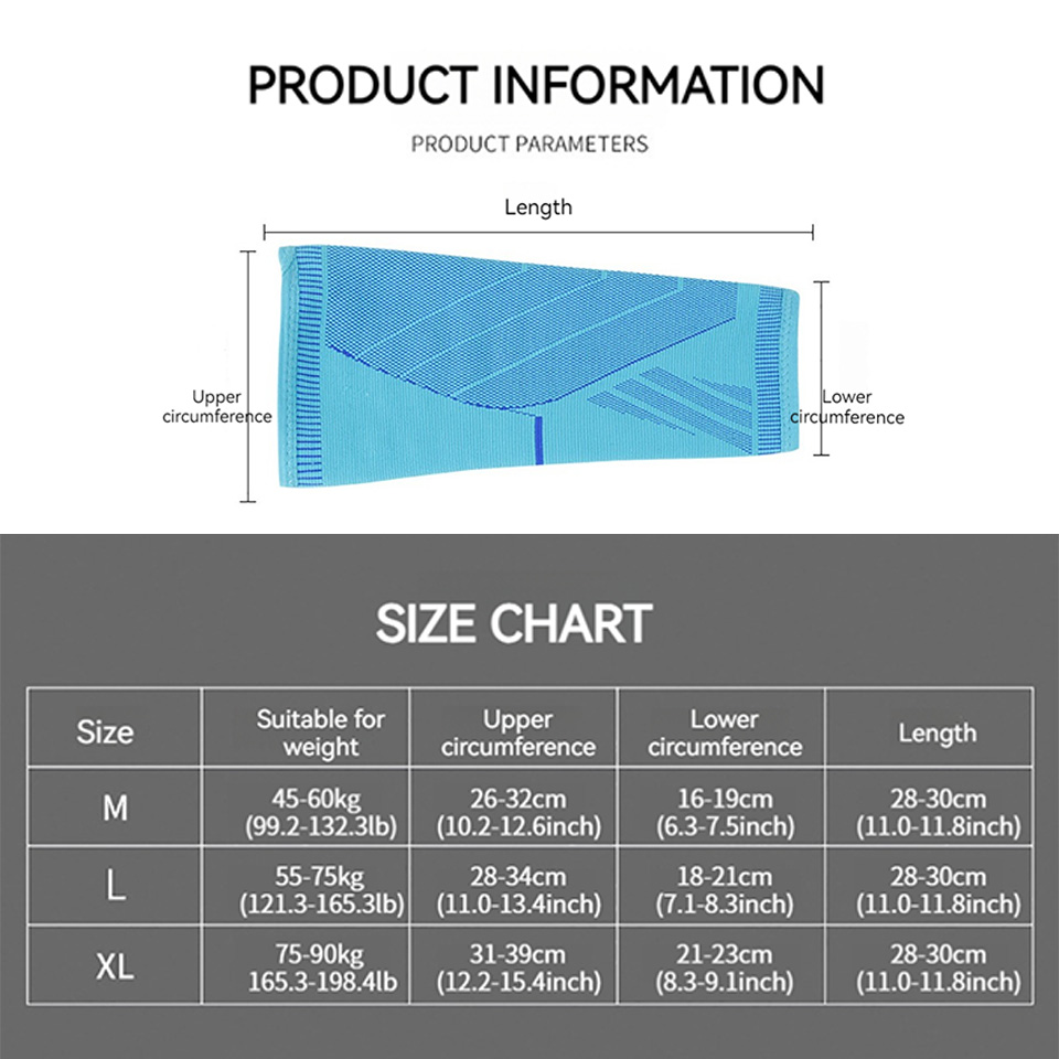 GTUBIKE 1PCS Sports Knitting C - Compression Sleeve Calf 评论和价格