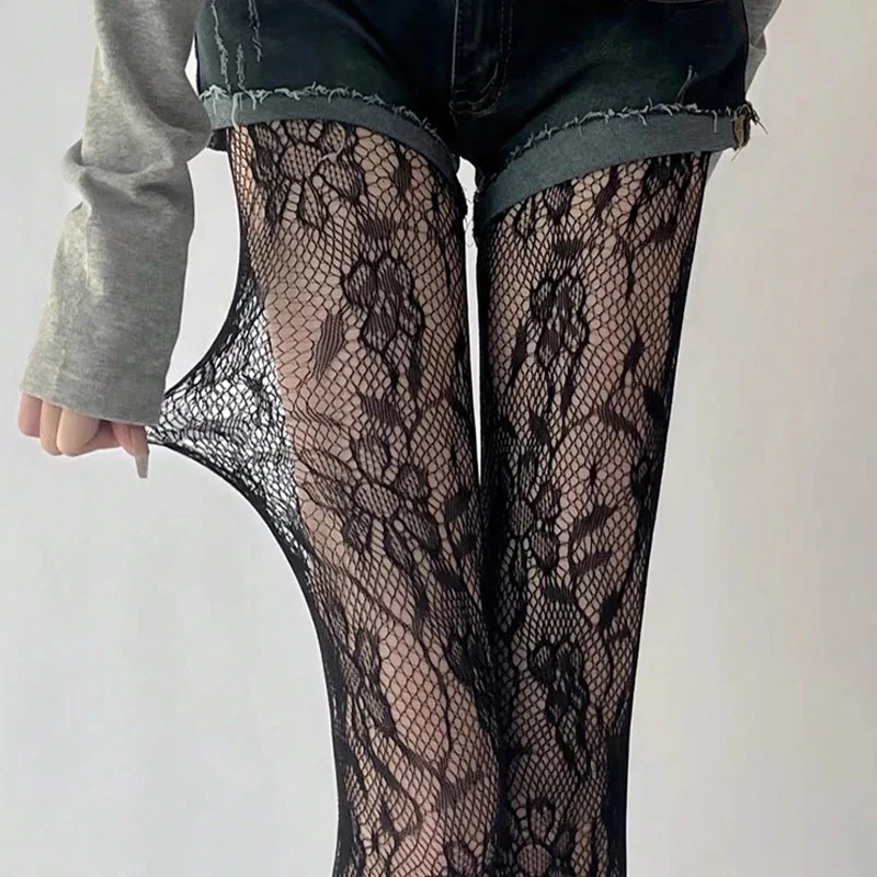 Gothic Fishnet Tights Women Sh - Tights Pantyhose Sheer 评论和价格