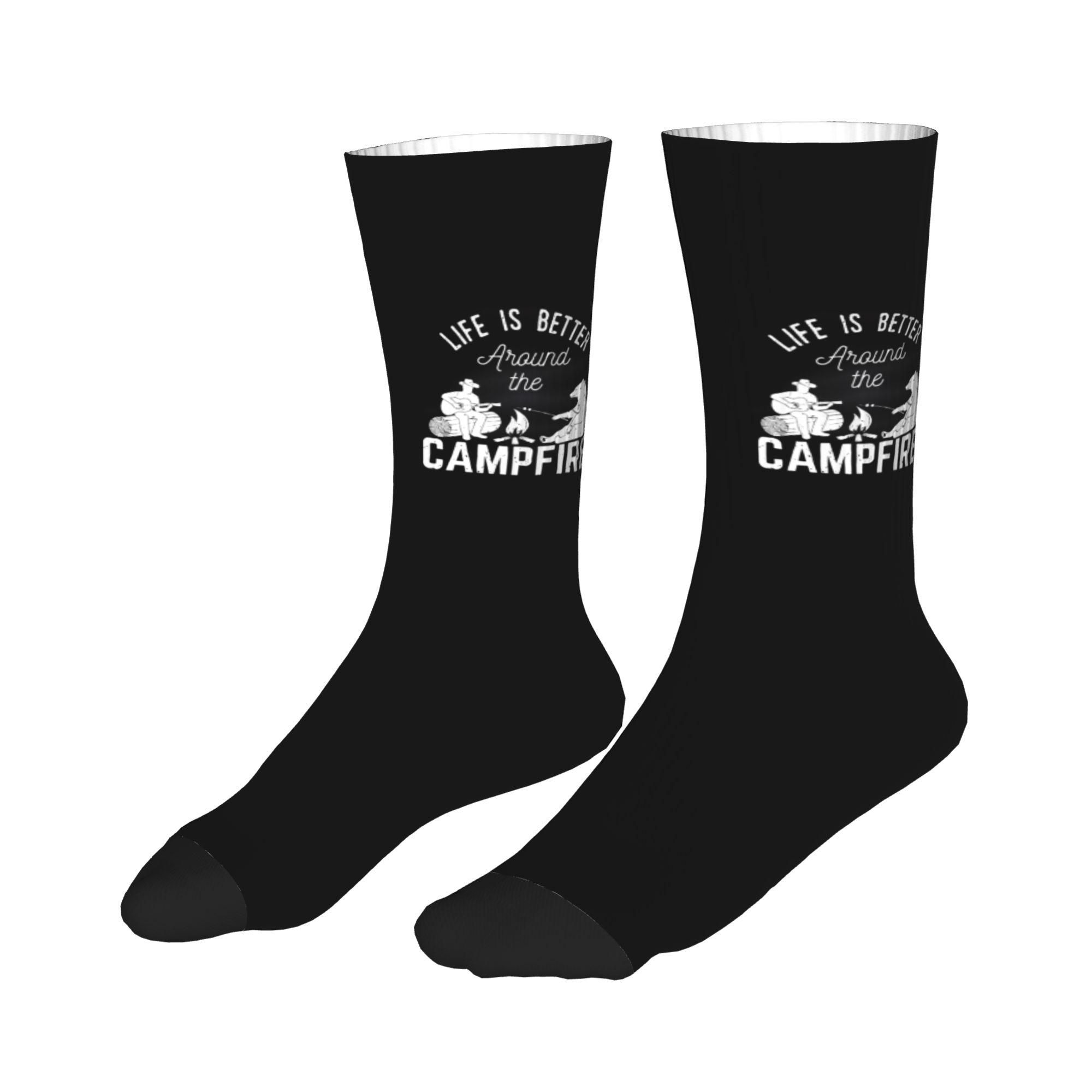 Happy Camper Adventure Camping - Dress Sock Men 评论和价格
