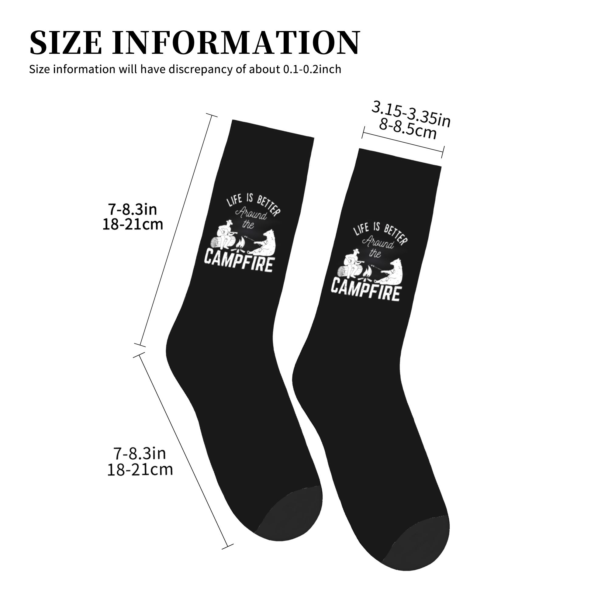 Happy Camper Adventure Camping - Dress Sock Men 评论和价格
