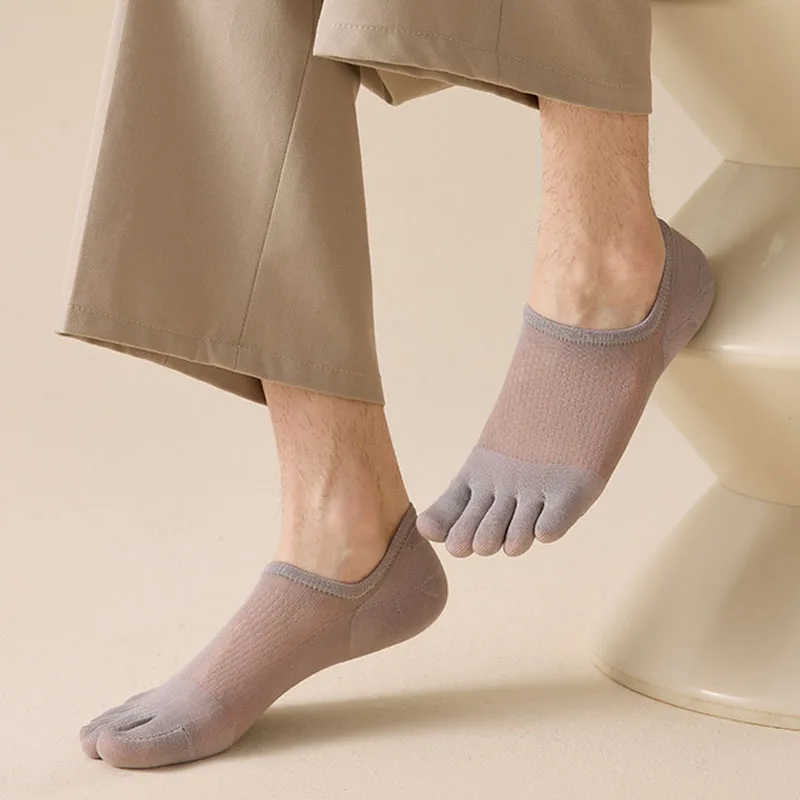 5 Pairs Man Summer Thin Toe So - Ankle Sock Low Cut 评论和价格