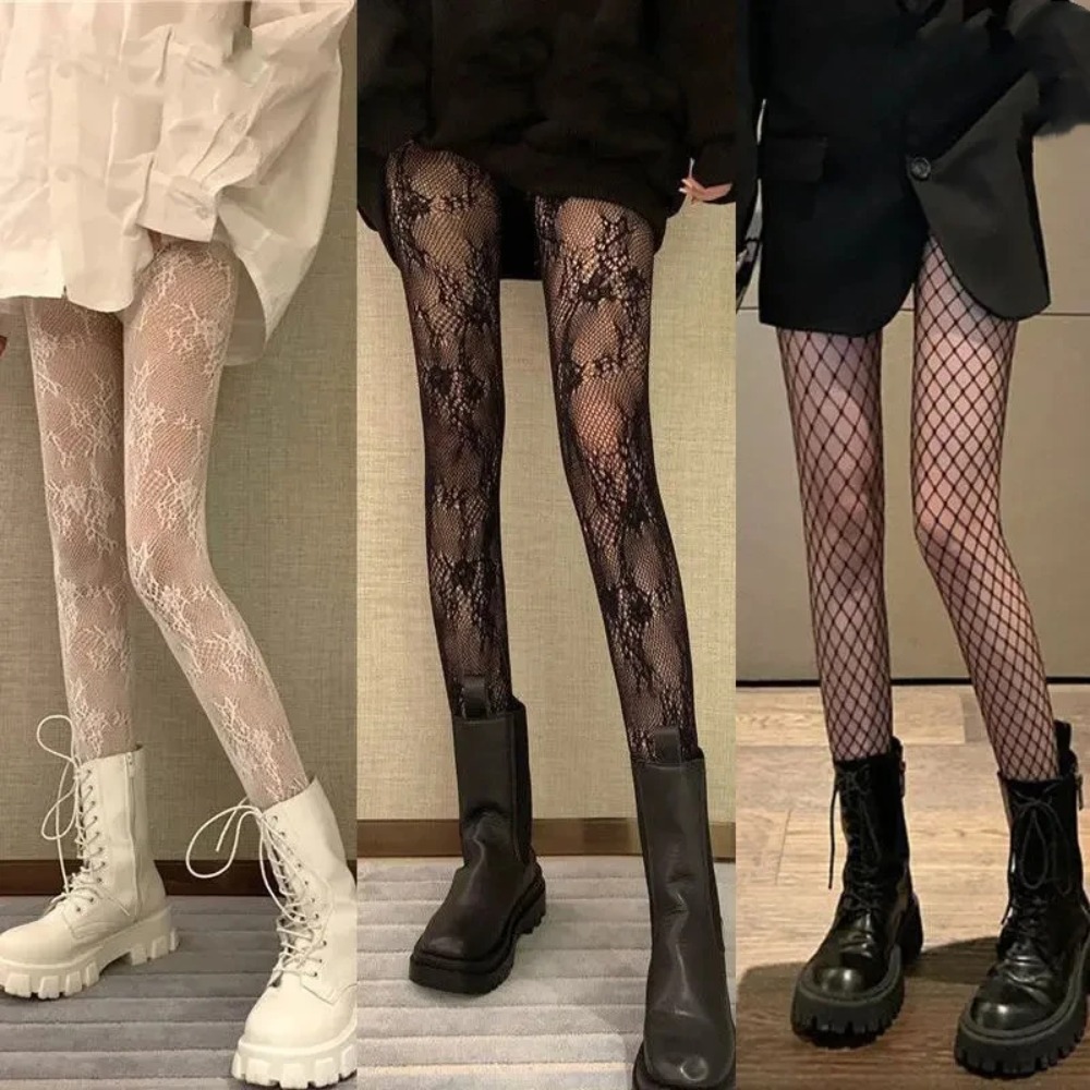 Fishnet Stockings Black Tights - Tights Pantyhose Sheer 评论和价格