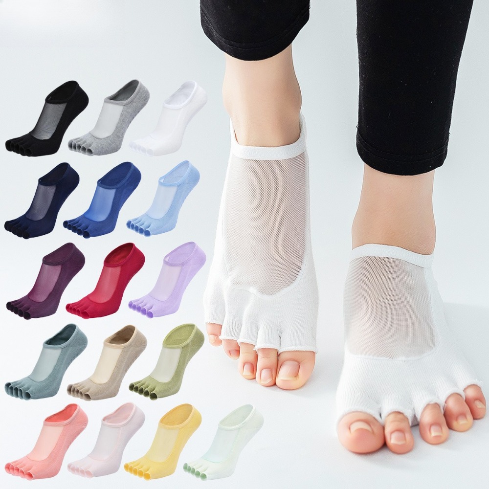 Mesh Split Toe Half Finger Yog - Toe Sock Split 评论和价格
