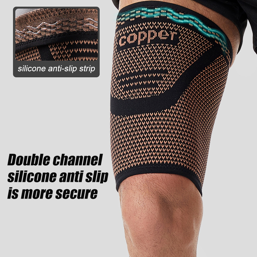 1pc Copper Thigh Compression S - Compression Sleeve Calf 评论和价格