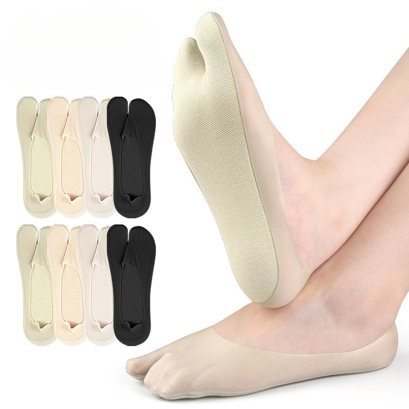 A pair of summer thin ice silk - Toe Sock Split 评论和价格