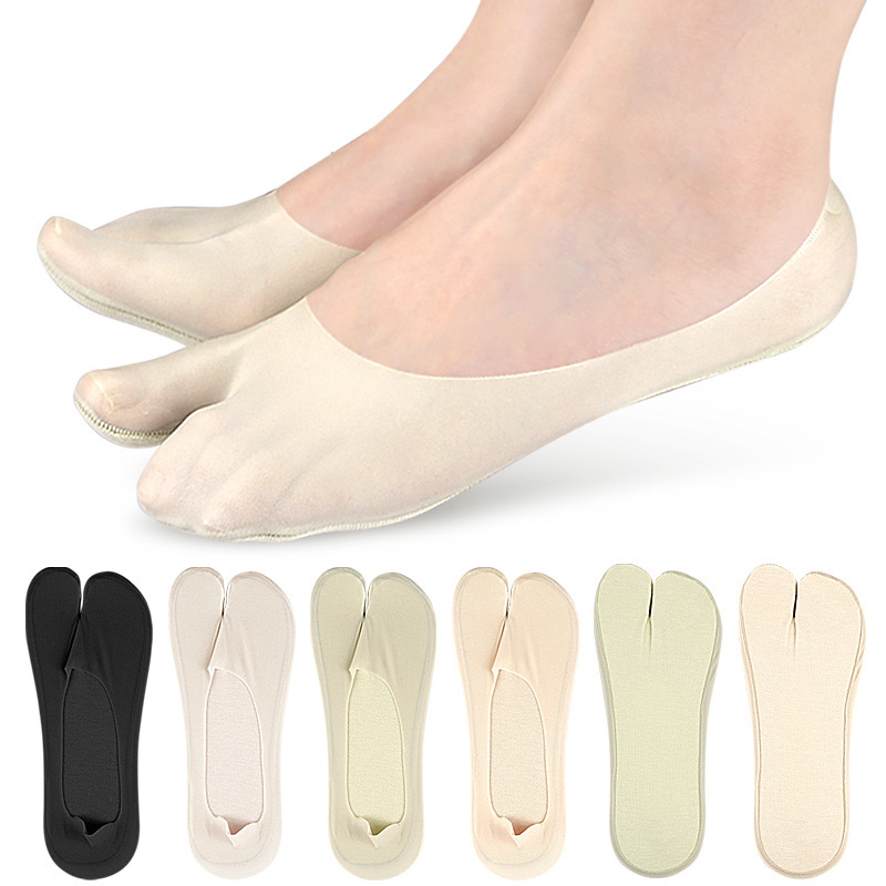 A pair of summer thin ice silk - Toe Sock Split 评论和价格