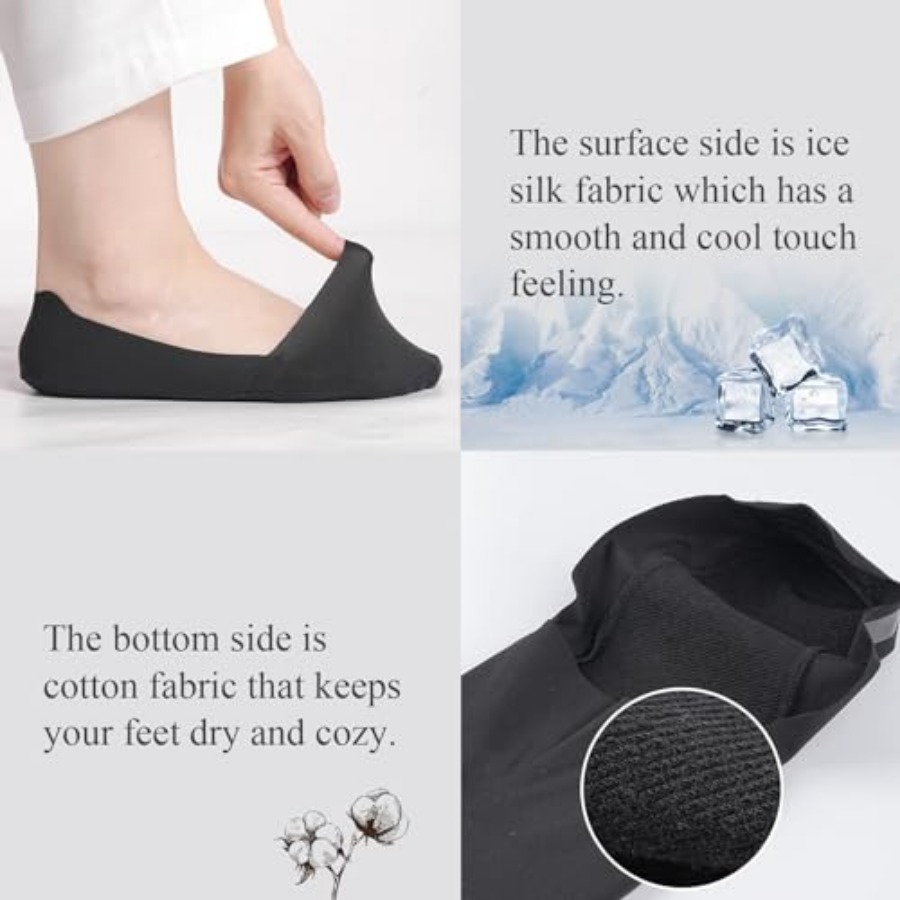 floconssy No Show Socks Womens - Invisibility Sock Loafer 评论和价格