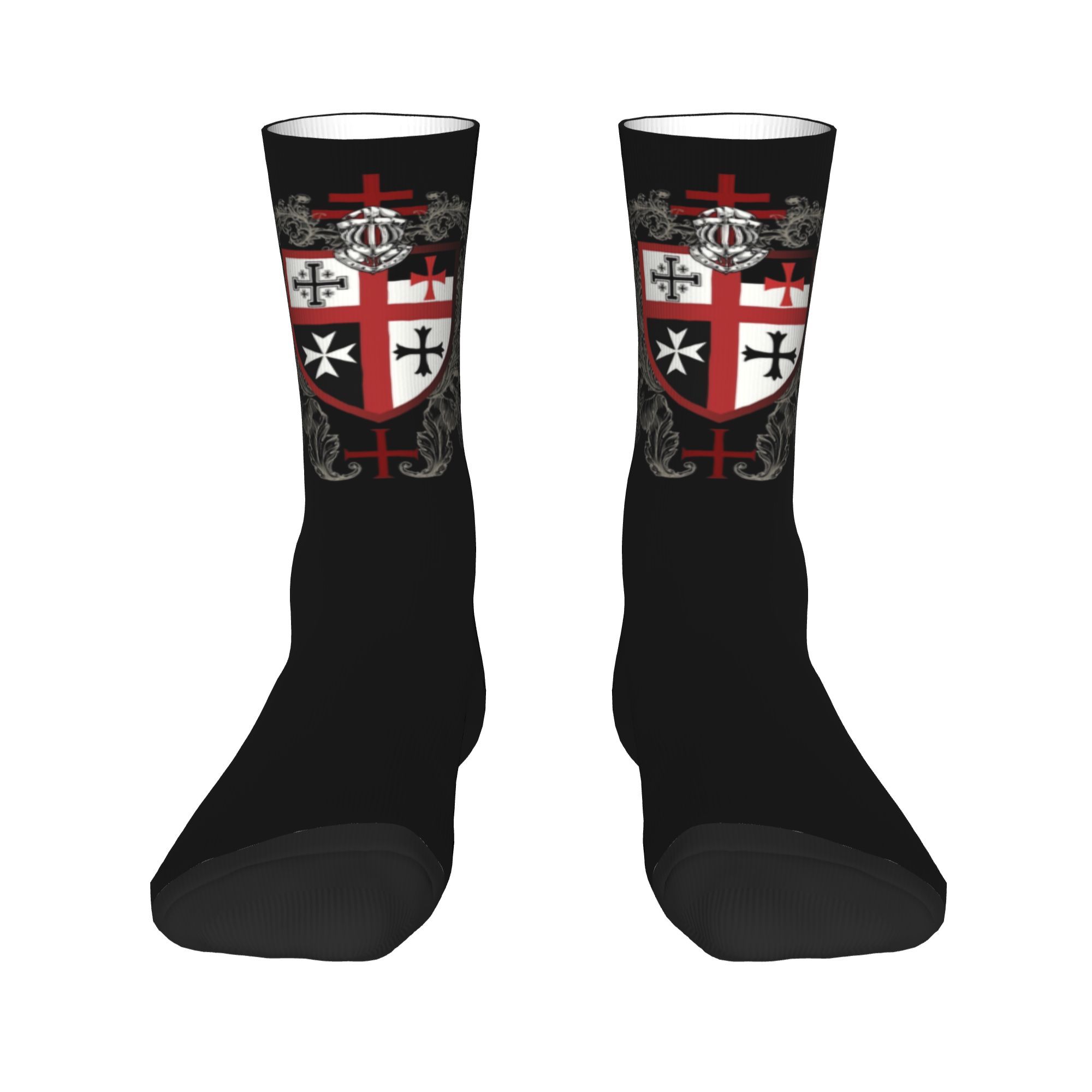 Custom Knights Templar Cross S - Dress Sock Men 评论和价格