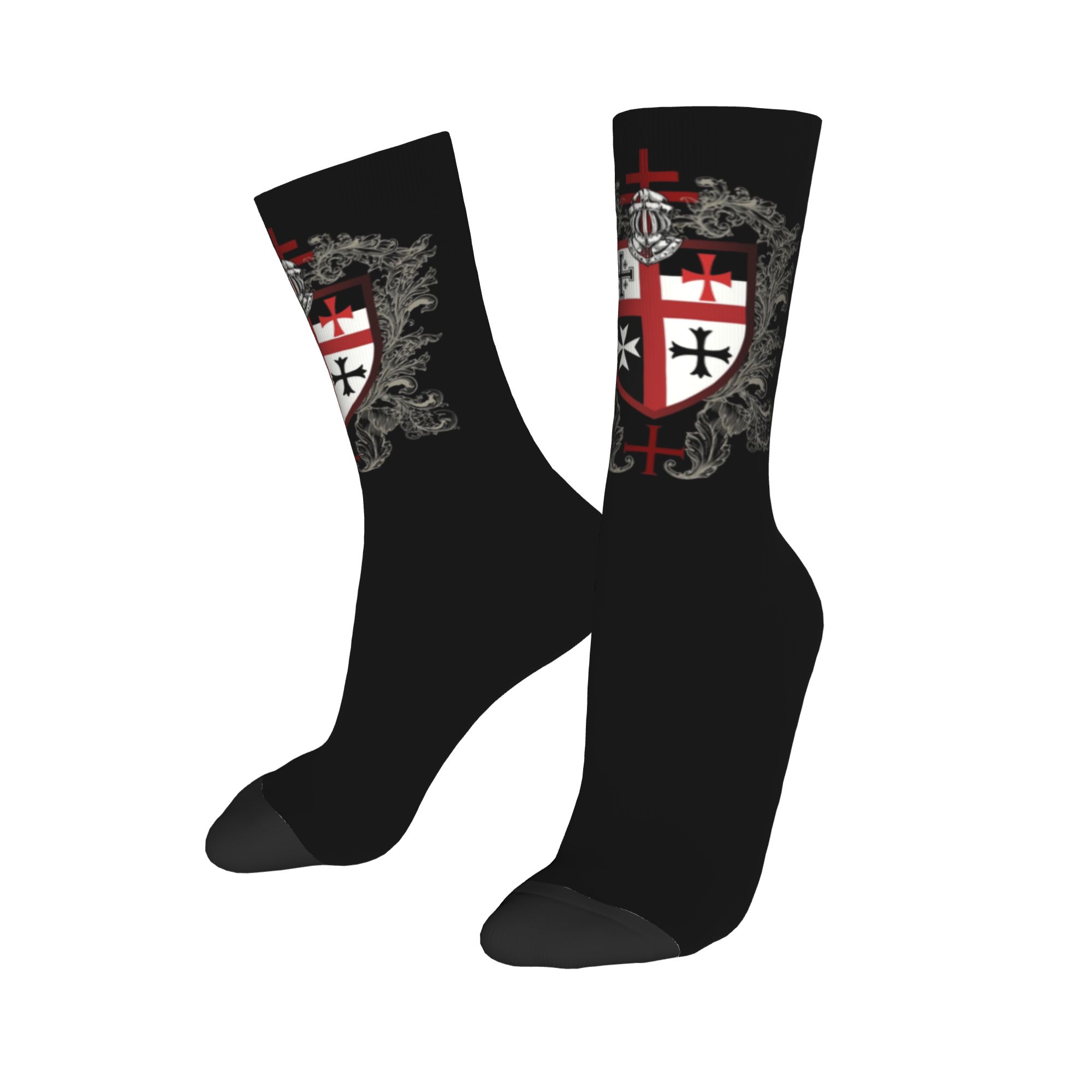 Custom Knights Templar Cross S - Dress Sock Men 评论和价格